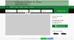Desktop Screenshot of countrycarsaylesbury.com